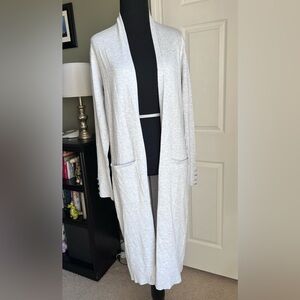 Size XL Cyrus heathered gray duster cardigan